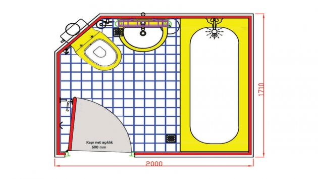 Model-311 With Bathtub